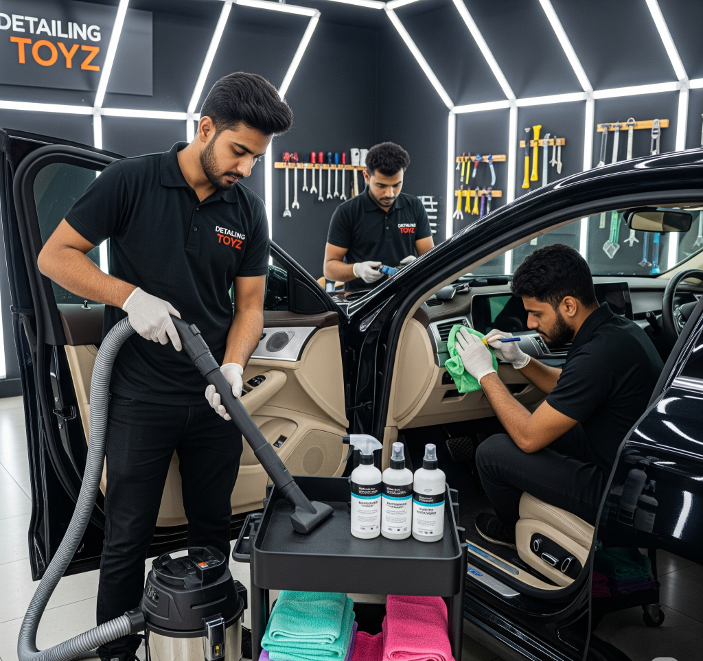 interior car detailing